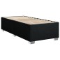 vidaXL Bettgestell ohne Matratze Schwarz 90x190 cm Stoff vidaXL Bettgestell ohne Matratze Schwarz 90x190 cm Stoff