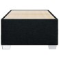 vidaXL Bettgestell ohne Matratze Schwarz 90x190 cm Stoff vidaXL Bettgestell ohne Matratze Schwarz 90x190 cm Stoff