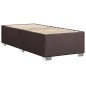 vidaXL Bettgestell ohne Matratze Dunkelbraun 90x200 cm Stoff vidaXL Bettgestell ohne Matratze Dunkelbraun 90x200 cm Stoff
