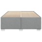 vidaXL Bettgestell ohne Matratze Hellgrau 140x200 cm Stoff vidaXL Bettgestell ohne Matratze Hellgrau 140x200 cm Stoff