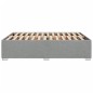 vidaXL Bettgestell ohne Matratze Hellgrau 140x200 cm Stoff vidaXL Bettgestell ohne Matratze Hellgrau 140x200 cm Stoff