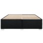 vidaXL Bettgestell ohne Matratze Schwarz 200x200 cm Stoff vidaXL Bettgestell ohne Matratze Schwarz 200x200 cm Stoff