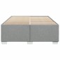 vidaXL Bettgestell ohne Matratze Hellgrau 140x190 cm Stoff vidaXL Bettgestell ohne Matratze Hellgrau 140x190 cm Stoff