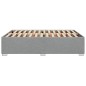 vidaXL Bettgestell ohne Matratze Hellgrau 140x190 cm Stoff vidaXL Bettgestell ohne Matratze Hellgrau 140x190 cm Stoff