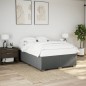 vidaXL Bettgestell ohne Matratze Dunkelgrau 160x200 cm Stoff vidaXL Bettgestell ohne Matratze Dunkelgrau 160x200 cm Stoff