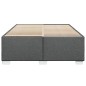 vidaXL Bettgestell ohne Matratze Dunkelgrau 160x200 cm Stoff vidaXL Bettgestell ohne Matratze Dunkelgrau 160x200 cm Stoff