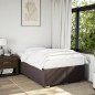 vidaXL Bettgestell ohne Matratze Dunkelbraun 120x200 cm Stoff vidaXL Bettgestell ohne Matratze Dunkelbraun 120x200 cm Stoff