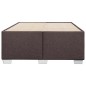 vidaXL Bettgestell ohne Matratze Dunkelbraun 120x200 cm Stoff vidaXL Bettgestell ohne Matratze Dunkelbraun 120x200 cm Stoff