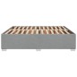 vidaXL Bettgestell ohne Matratze Hellgrau 200x200 cm Stoff
