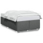 vidaXL Bettgestell ohne Matratze Dunkelgrau 120x200 cm Stoff vidaXL Bettgestell ohne Matratze Dunkelgrau 120x200 cm Stoff