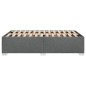 vidaXL Bettgestell ohne Matratze Dunkelgrau 120x200 cm Stoff vidaXL Bettgestell ohne Matratze Dunkelgrau 120x200 cm Stoff