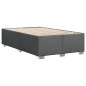 vidaXL Bettgestell ohne Matratze Dunkelgrau 120x200 cm Stoff vidaXL Bettgestell ohne Matratze Dunkelgrau 120x200 cm Stoff