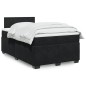 vidaXL Boxspringbett mit Matratze Schwarz 120x190 cm Samt vidaXL Boxspringbett mit Matratze Schwarz 120x190 cm Samt