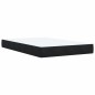 vidaXL Boxspringbett mit Matratze Schwarz 120x190 cm Samt vidaXL Boxspringbett mit Matratze Schwarz 120x190 cm Samt