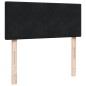 vidaXL Boxspringbett mit Matratze Schwarz 120x190 cm Samt vidaXL Boxspringbett mit Matratze Schwarz 120x190 cm Samt