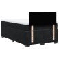 vidaXL Boxspringbett mit Matratze Schwarz 120x190 cm Samt vidaXL Boxspringbett mit Matratze Schwarz 120x190 cm Samt