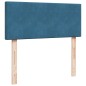 vidaXL Boxspringbett mit Matratze Dunkelblau 120x190 cm Samt vidaXL Boxspringbett mit Matratze Dunkelblau 120x190 cm Samt