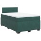 vidaXL Boxspringbett mit Matratze Dunkelgrün 120x190 cm Samt vidaXL Boxspringbett mit Matratze Dunkelgrün 120x190 cm Samt