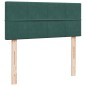 vidaXL Boxspringbett mit Matratze Dunkelgrün 120x190 cm Samt vidaXL Boxspringbett mit Matratze Dunkelgrün 120x190 cm Samt