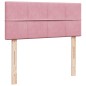 vidaXL Boxspringbett mit Matratze Rosa 120x190 cm Samt vidaXL Boxspringbett mit Matratze Rosa 120x190 cm Samt