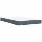 vidaXL Boxspringbett mit Matratze Dunkelgrau 120x200 cm Samt vidaXL Boxspringbett mit Matratze Dunkelgrau 120x200 cm Samt