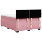 vidaXL Boxspringbett mit Matratze Rosa 140x190 cm Samt vidaXL Boxspringbett mit Matratze Rosa 140x190 cm Samt