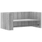 vidaXL Wandregal Grau Sonoma 70,5x35x30,5 cm Holzwerkstoff vidaXL Wandregal Grau Sonoma 70,5x35x30,5 cm Holzwerkstoff