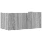 vidaXL Wandregal Grau Sonoma 70,5x35x30,5 cm Holzwerkstoff vidaXL Wandregal Grau Sonoma 70,5x35x30,5 cm Holzwerkstoff