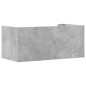 vidaXL Wandregal Betongrau 70,5x35x30,5 cm Holzwerkstoff vidaXL Wandregal Betongrau 70,5x35x30,5 cm Holzwerkstoff