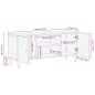 vidaXL TV-Schrank 105x33x46 cm Massivholz Mango vidaXL TV-Schrank 105x33x46 cm Massivholz Mango