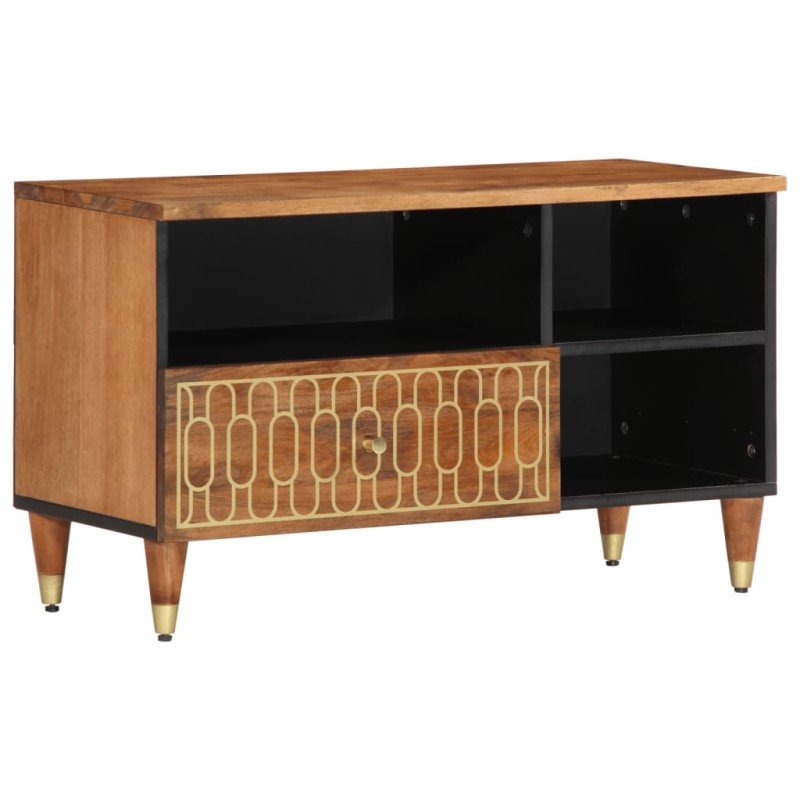 vidaXL TV-Schrank 80x33x46 cm Massivholz Mango vidaXL TV-Schrank 80x33x46 cm Massivholz Mango