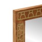 vidaXL Badspiegel 50x70x2,5 cm Massivholz Mango und Glas vidaXL Badspiegel 50x70x2,5 cm Massivholz Mango und Glas