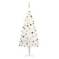 vidaXL Künstlicher Weihnachtsbaum mit Beleuchtung & Kugeln Weiß 240 cm vidaXL Künstlicher Weihnachtsbaum mit Beleuchtung & Kugeln Weiß 240 cm