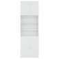 vidaXL Highboard Weiß 80x42,5x249 cm Holzwerkstoff vidaXL Highboard Weiß 80x42,5x249 cm Holzwerkstoff