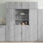 vidaXL Highboard Grau Sonoma 80x42,5x185 cm Holzwerkstoff vidaXL Highboard Grau Sonoma 80x42,5x185 cm Holzwerkstoff