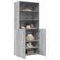 vidaXL Highboard Grau Sonoma 80x42,5x185 cm Holzwerkstoff vidaXL Highboard Grau Sonoma 80x42,5x185 cm Holzwerkstoff