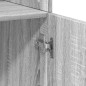 vidaXL Highboard Grau Sonoma 80x42,5x185 cm Holzwerkstoff vidaXL Highboard Grau Sonoma 80x42,5x185 cm Holzwerkstoff