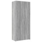 vidaXL Highboard Grau Sonoma 80x42,5x185 cm Holzwerkstoff vidaXL Highboard Grau Sonoma 80x42,5x185 cm Holzwerkstoff