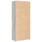 vidaXL Highboard Grau Sonoma 80x42,5x185 cm Holzwerkstoff vidaXL Highboard Grau Sonoma 80x42,5x185 cm Holzwerkstoff