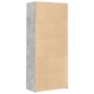 vidaXL Highboard Betongrau 80x42,5x185 cm Holzwerkstoff vidaXL Highboard Betongrau 80x42,5x185 cm Holzwerkstoff