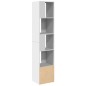 vidaXL Bücherregal Weiß 40x36x189 cm Holzwerkstoff vidaXL Bücherregal Weiß 40x36x189 cm Holzwerkstoff