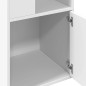 vidaXL Bücherregal Weiß 40x36x189 cm Holzwerkstoff vidaXL Bücherregal Weiß 40x36x189 cm Holzwerkstoff