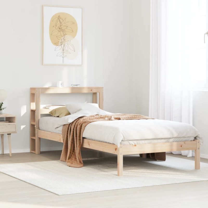 vidaXL Massivholzbett ohne Matratze 75x190 cm Kiefernholz vidaXL Massivholzbett ohne Matratze 75x190 cm Kiefernholz