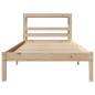 vidaXL Massivholzbett ohne Matratze 75x190 cm Kiefernholz vidaXL Massivholzbett ohne Matratze 75x190 cm Kiefernholz