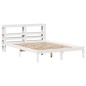 vidaXL Massivholzbett ohne Matratze Weiß 150x200 cm Kiefernholz vidaXL Massivholzbett ohne Matratze Weiß 150x200 cm Kiefernholz