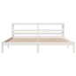 vidaXL Massivholzbett ohne Matratze Weiß 200x200 cm Kiefernholz vidaXL Massivholzbett ohne Matratze Weiß 200x200 cm Kiefernholz