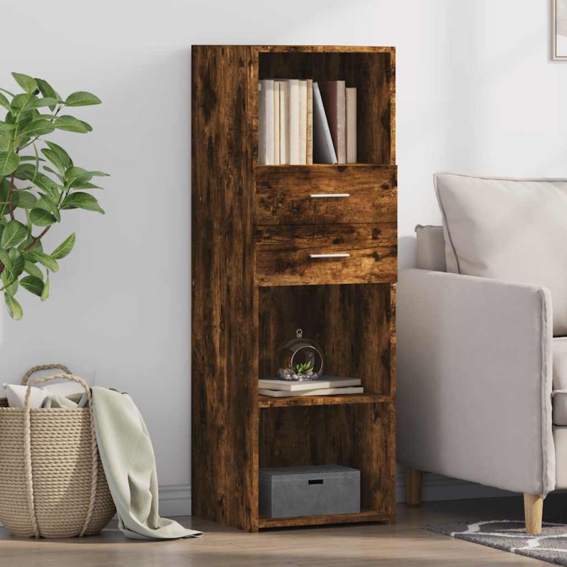 vidaXL Highboard Räuchereiche 40x42,5x124 cm Holzwerkstoff vidaXL Highboard Räuchereiche 40x42,5x124 cm Holzwerkstoff