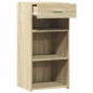 vidaXL Sideboard Sonoma-Eiche 45x42,5x93 cm Holzwerkstoff vidaXL Sideboard Sonoma-Eiche 45x42,5x93 cm Holzwerkstoff