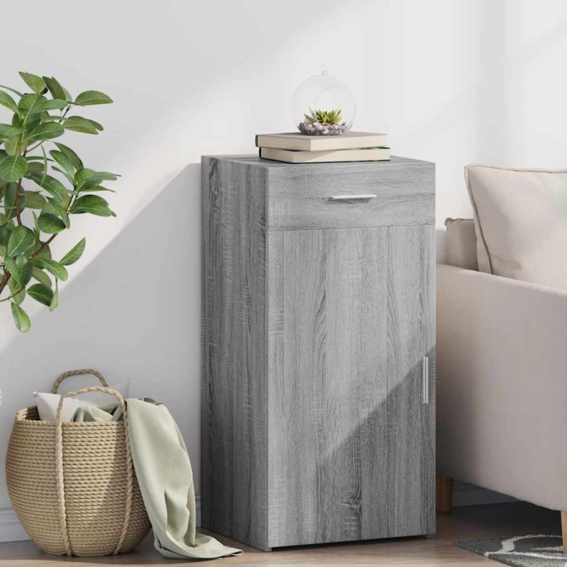 vidaXL Sideboard Grau Sonoma 45x42,5x93 cm Holzwerkstoff vidaXL Sideboard Grau Sonoma 45x42,5x93 cm Holzwerkstoff