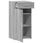 vidaXL Sideboard Grau Sonoma 45x42,5x93 cm Holzwerkstoff vidaXL Sideboard Grau Sonoma 45x42,5x93 cm Holzwerkstoff